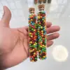 Small Glass Test tube 48 pcs/lot 11*22*120mm 35ml Glass Bottles With Cork Crafts Tiny stash Jars wishing Glass Jar Bottle 5