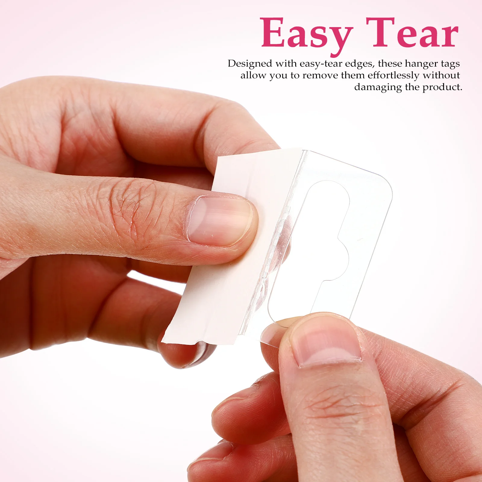 220 Pcs Clear Sticky Tabs Plastic Hooks Self Adhesive Display Hanging Tags For Retail Store And Home Use Hang Tags Retail