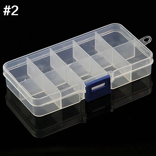 15/10/24 Grids Transparent Removable Jewelry Storage Box Holder Large Capacity Compartments Container Jewelry Organizer for Home 4 pcs transparent pencil case large organizer storage bag convenient toiletry capacity coin multi function