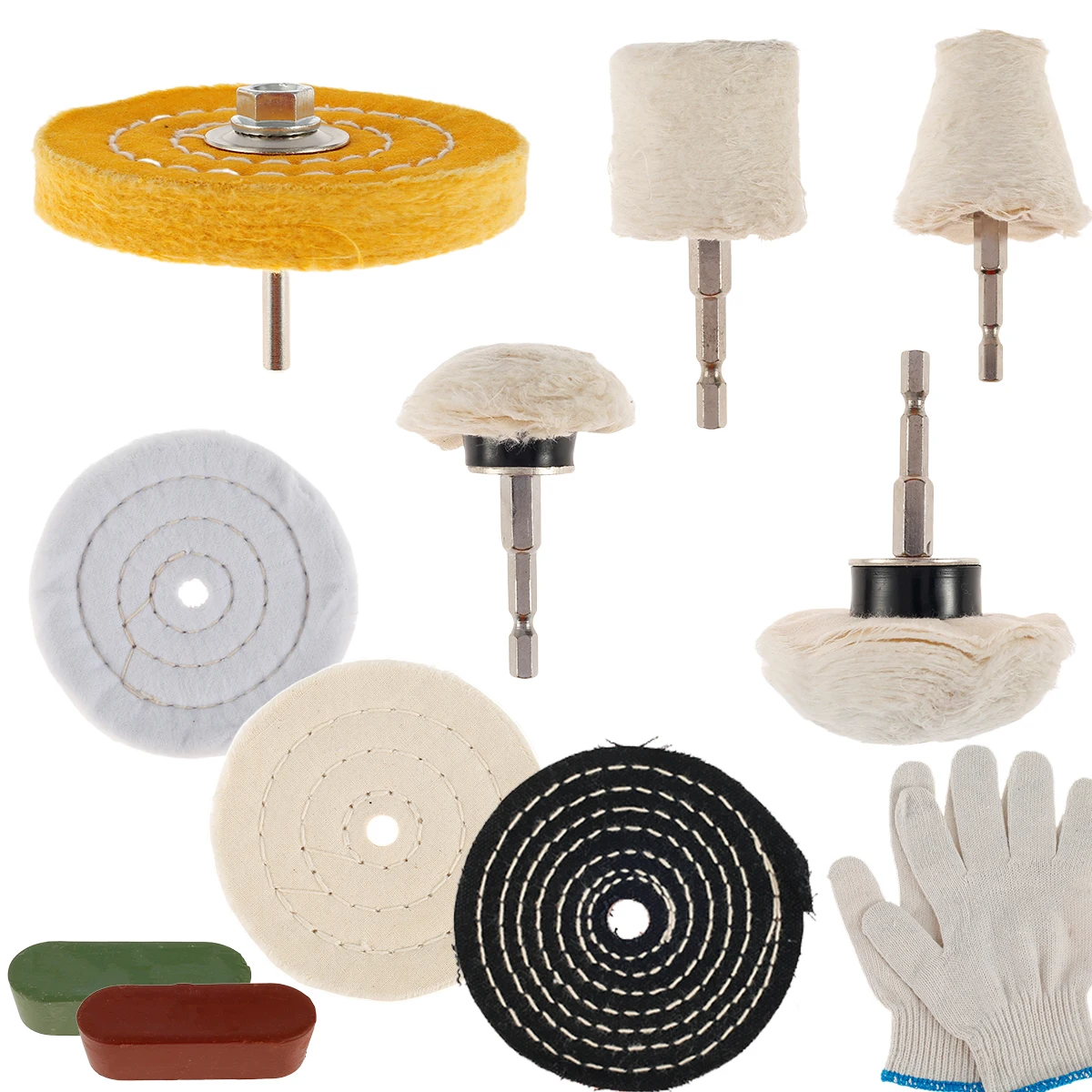 

Car Polishing Pad Soft Scratch Free Polishing Wheel Wear Resistant Buffing Wheel Column Mushroom Wheel Shaped Polishing Tool