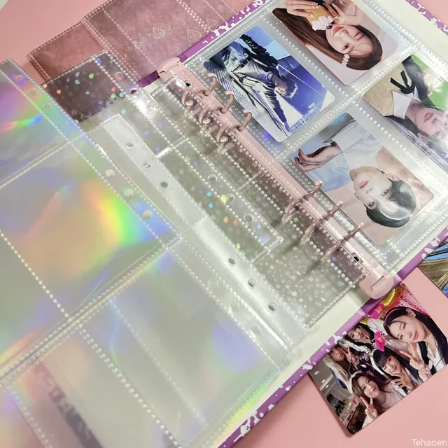 Classeur de cartes Photo A5, couverture d'album Photo Kpop, classeur de cartes Simple, livre de collection, Album de cartes Photo à feuilles mobiles, classeur de cartes Kpop 5