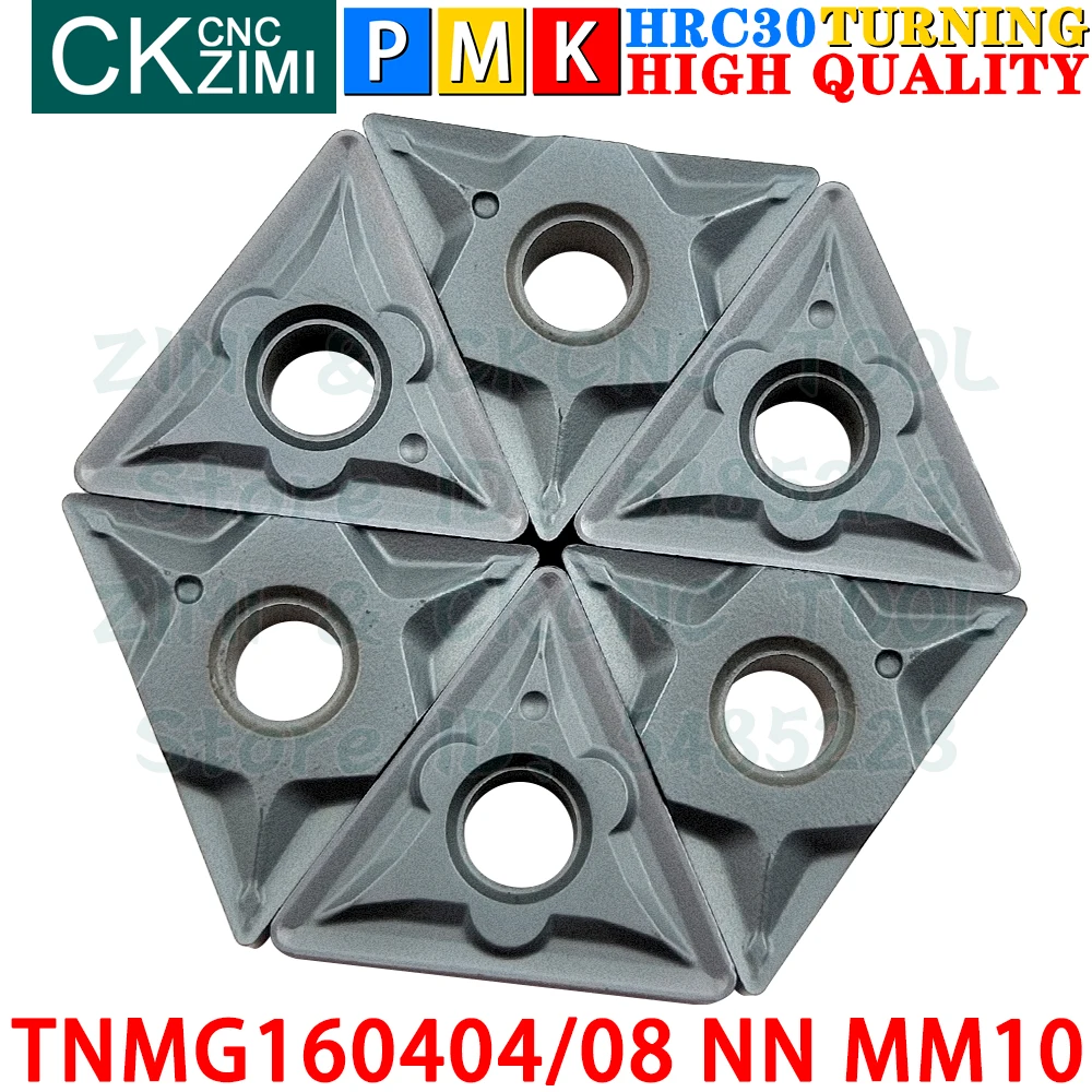 Tnmg160404 Nn Mm10 Tnmg160408 Nn Mm10 Inserti In Metallo Duro Inserti Per Tornitura Esterna Utensili Tnmg1604 Tnmg 1604 Nn Mm30 Mm10 Tornio Meccanico 