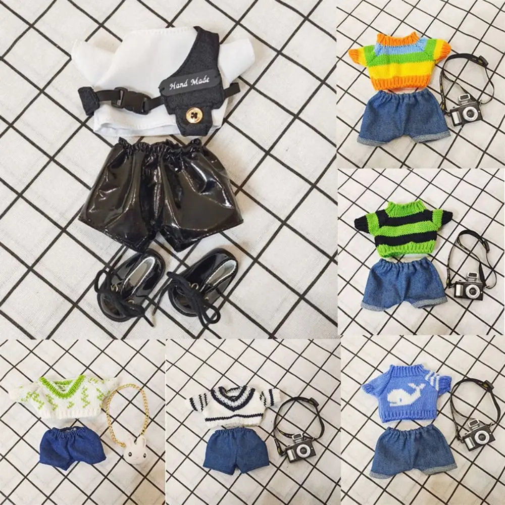 Fashion Doll Clothes Hoodies High Quality Mini Toys Accessories Doll Shorts Multistyles T-shirt Suit 20cm Cotton Doll