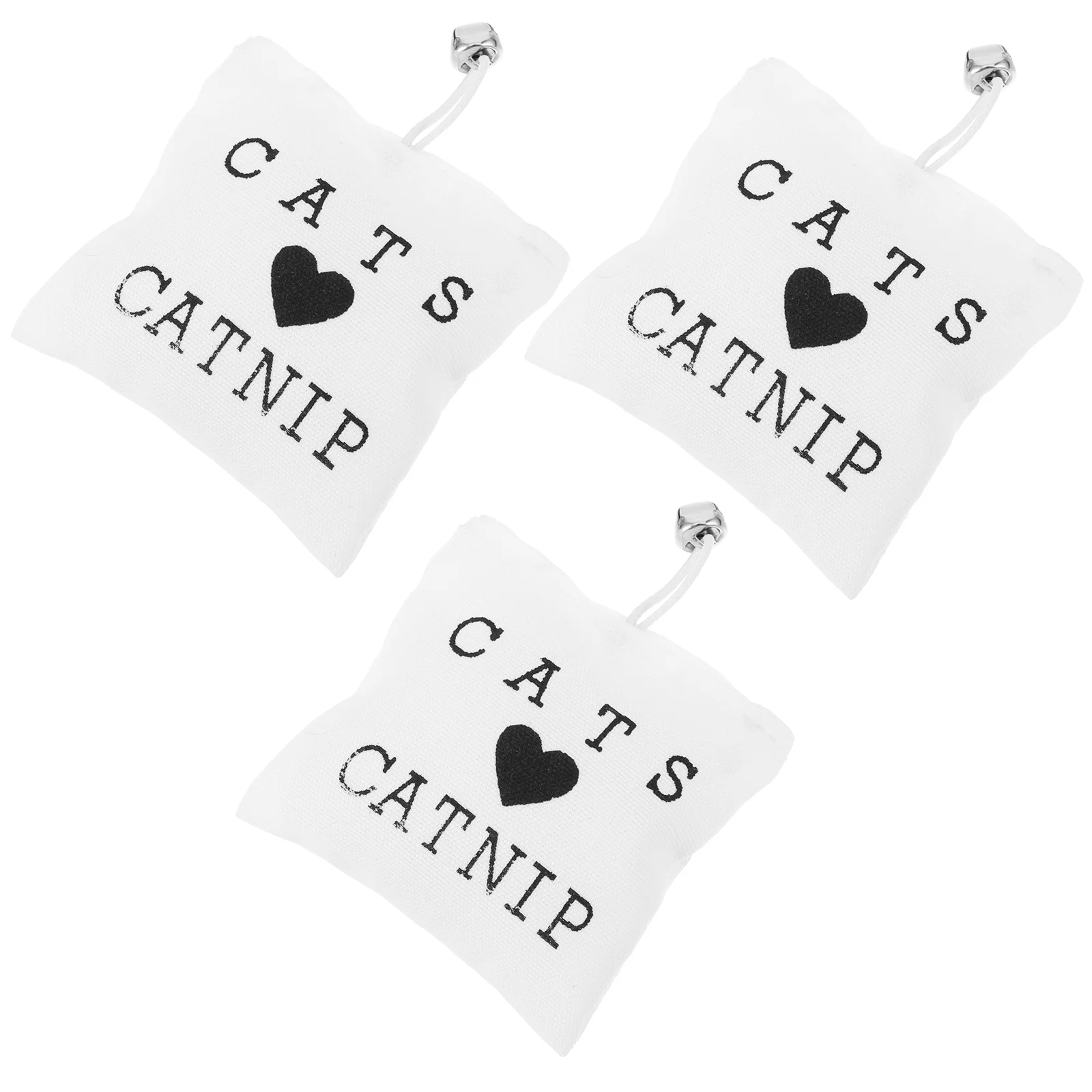 

3pcs 7x6cm Catnip Sack Grab Cat Nip Toys for Cat Playing (Random Style)