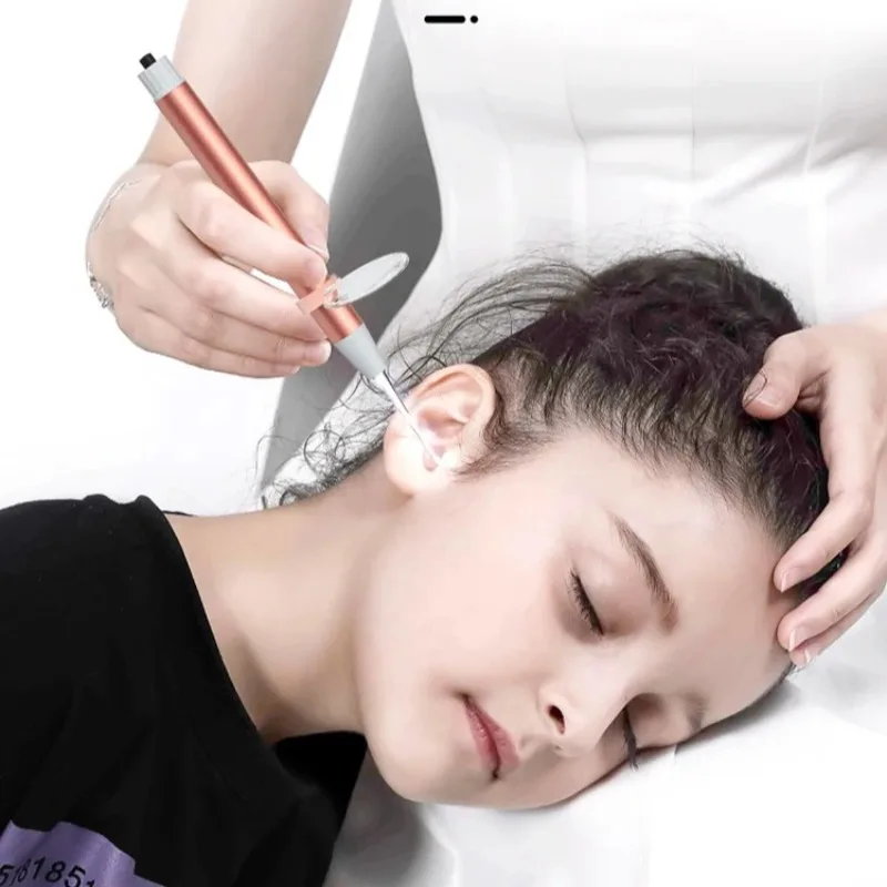 LED Light Ear Cleaning Kit 2 in 1 Tweezers Curette Spoon Clip Otoscope for Safe Earwax Removal  Ear Cleaning