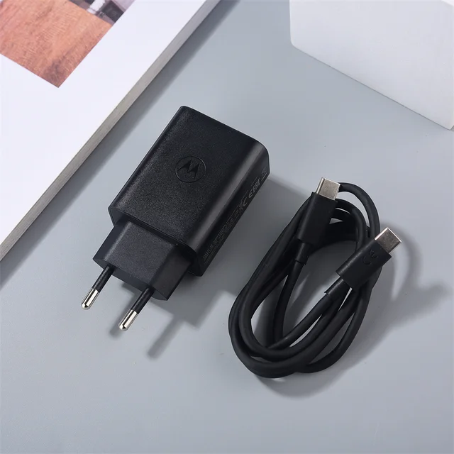 For Motorola 30W PD Turbo Fast Charger EU Power Adapter For Moto