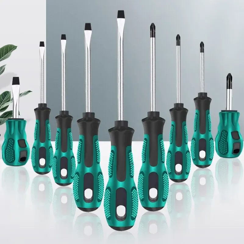 

9Pcs Screwdriver Set With Magnetic Household Multifunctional Cross Straight Screwdriver Manual Screwdriver Set Maintenance Tool