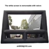 White Large 30ft Inflatable Movie Screen Outdoor Theater Oxford Foldable Home Cinema With Blower For Projector Event Party 3