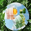 2024 New Multi-function Portable Mini Juicer Ten-leaf Knife Head One Cover Double Drink Wireless Portable Fruit Juice Ton Cup 6