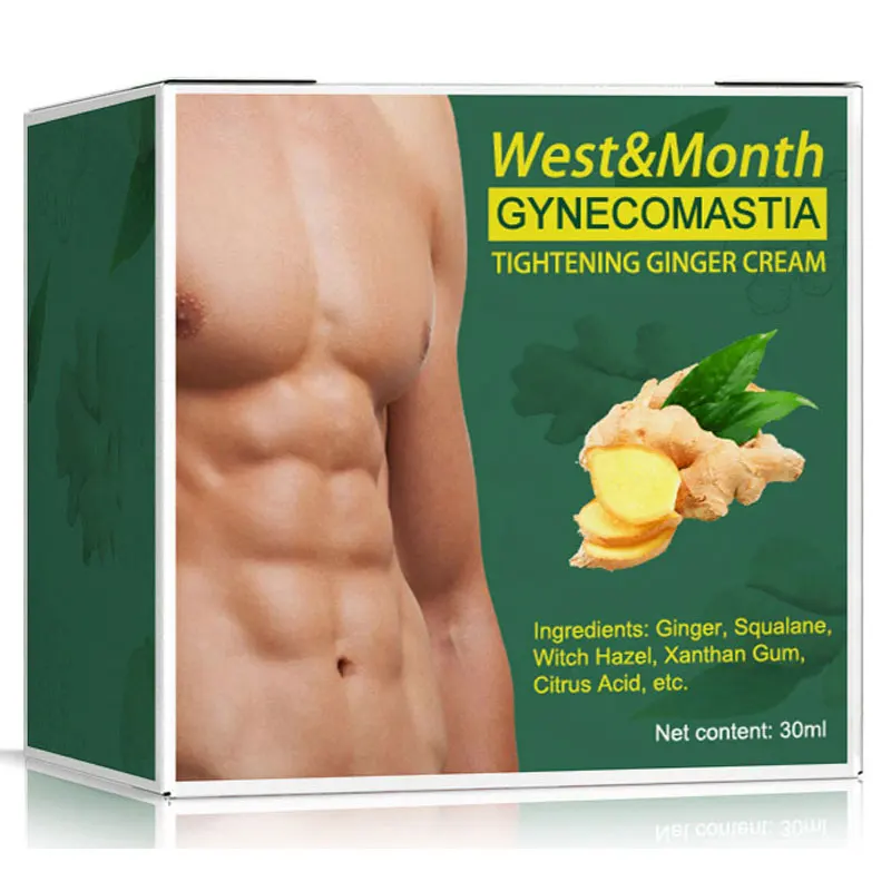 30ml Men Chest Firming Spray Cellulite Reduction Muscle Accelerating Hardening Spray Tighten Chest Muscle Fitness Spray