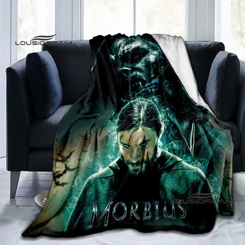 

Vampire Morbius Blanket Fashion Horror movie Flannel Fluffy Fleece Throw blanket Children and adult Gift Sofa Travel Camping