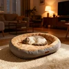 Winter Warm Small Dog Kennel Sleeping Puppy Cushion Cat Supplies  Accessories Washable Calming Sofa Cat Dog Pet Bed 4