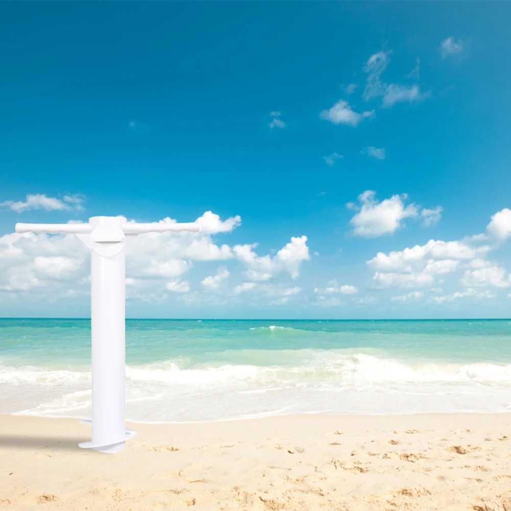 3/5 Spin Inserts Spiral Umbrella Plug with Hook Spike Auger Keep Holder Windproof Sunshade Bracket Equipment for Sand Soil Grass 6