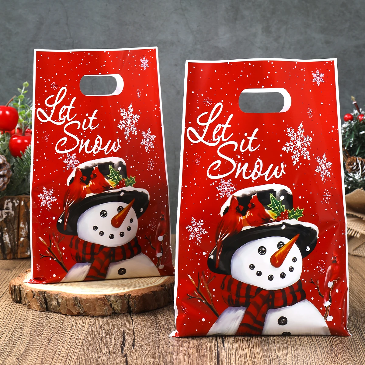 Christmas Snowman Gift Handbag Merry Christmas Decoration for Home 2025 Navidad Natal S... - SKU CSGH1842 - UGI Packaging