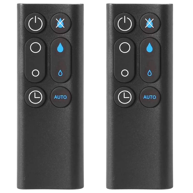 2X Telecomando Di Ricambio Per Ventola Del Purificatore D'Aria Della Ventola Dell'Umidificatore Dyson Am10 Nero