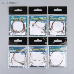 1 Pack Steel Fishing Line Wire Line Leader Fishing Leash Anti-winding Titanium Wire Anti-bite Wire Fishing Accessories