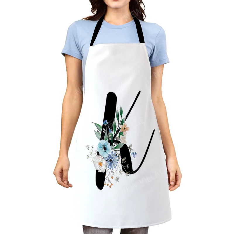 Tablier de Cuisine pour Femmes Tablier de Fleur de Princesse Chef Tablier  Professionnel Imperméable Poche et Sangle A…