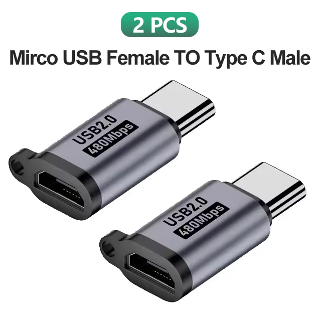 ตัวเลือกสินค้า อะแดปเตอร์ USB-C แปลงเป็น Micro USB - ใช้งานได้กับทุกอุปกรณ์