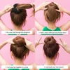Donut Hair Bun Maker 3Colors Foam Sponge Bun Maker S/M/L Easy Ring Style Bun Hair Styling Tools Accessories For Girls Women 5