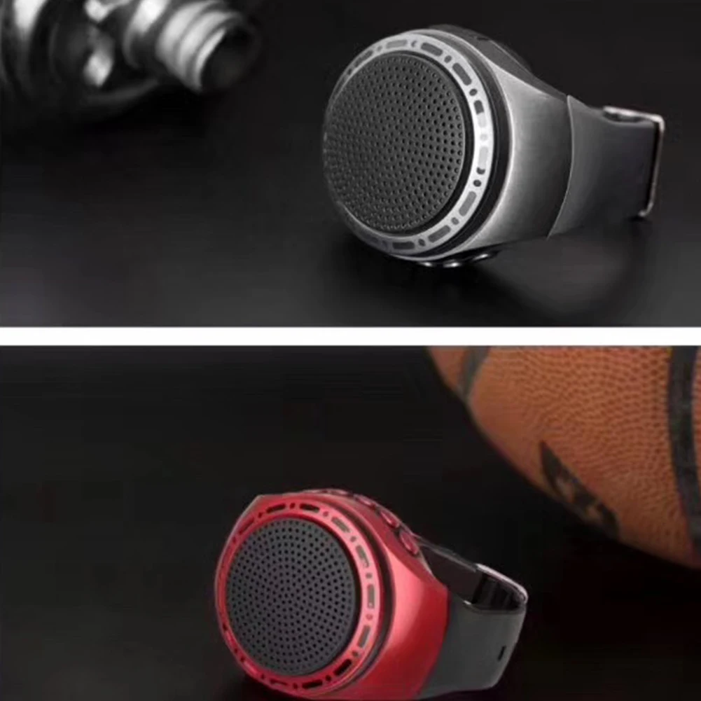 USB Rechargeable Wrist Watch Speaker Cool Lighting Bluetooth-compatible Portable Bicycle Audio Music FM Radio Box