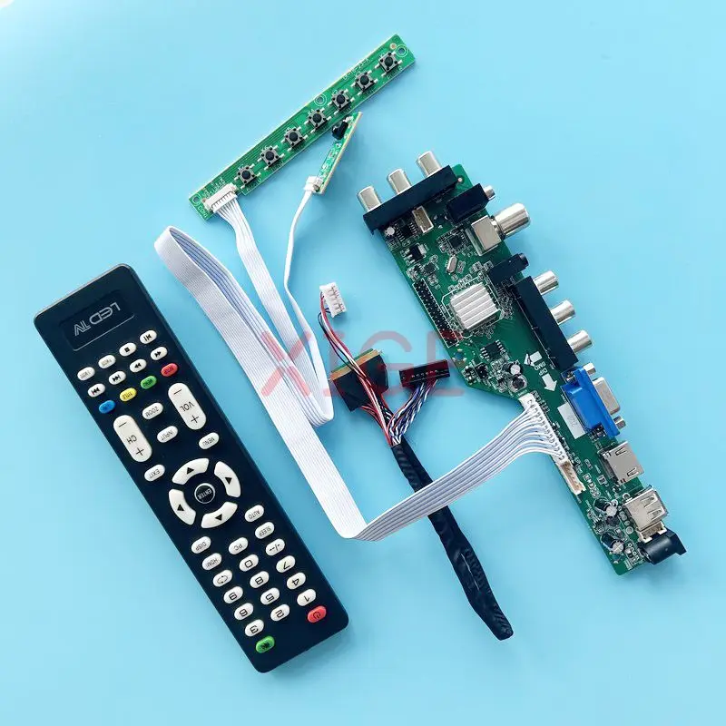 

Controller Driver Board Fit N173HGE B173HW01 B173HW02 2AV+USB+DHMI+VGA 1920*1080 Kit LVDS 40 Pin 17.3" Digital Signal DVB Screen