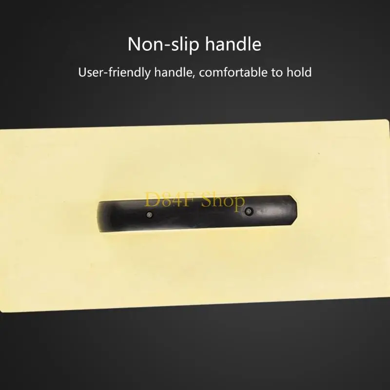 D84F Plastic Cement Trowel with Smooth Surfaces for Walls Floor and Outdoor Projects