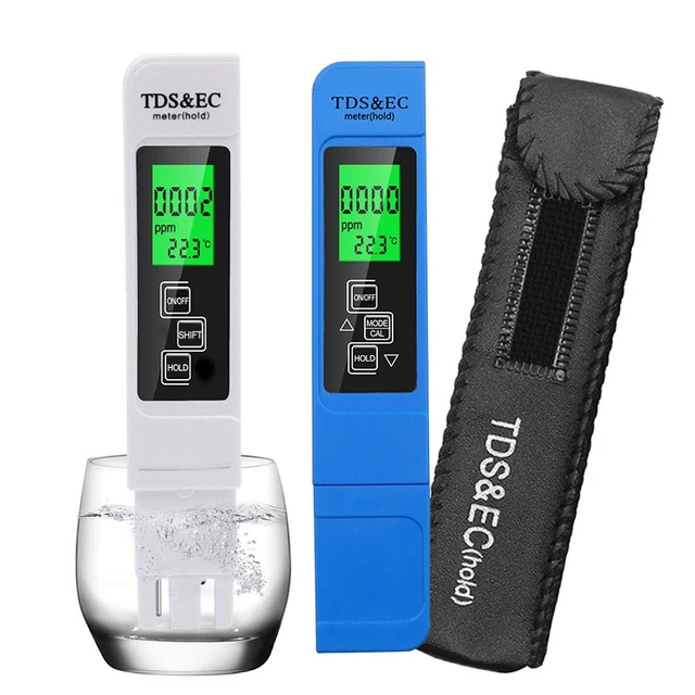 3 In 1 TDS Meter Digital Water Quality Tester Temperature Conductivity  Drinking Water Testing Pen Water Purity TEMP PPM Tester - AliExpress