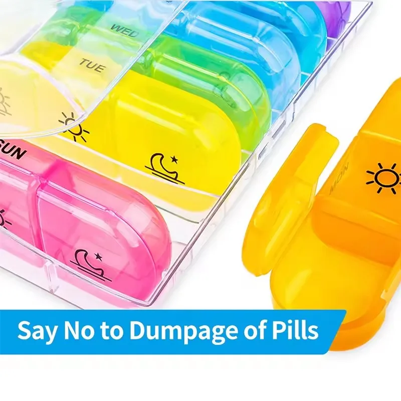 Portable Pill Case Medicine Storage Travel Container