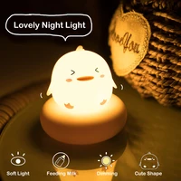 Rechargeable LED Night Light for Kids 3 Level Dimmable Nursery Sleeping Nightlights for Breastfeeding Toddler Baby Decor 2