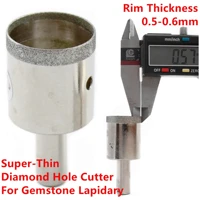3 pièces, forets à trous diamantés super fins de 10 à 40 mm, outil lapidaire pour pierres précieuses, bijoux, verre, coupe de précision à faible gaspillage 3