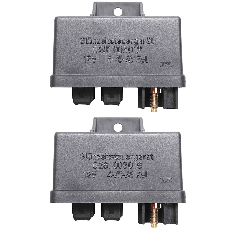 

2X Ignition Glow Plug Relay For Alfa Romeo Citroen Fiat-Jaguar Lancia Peugeot 0281003018 51771823, 51888255, 60816316