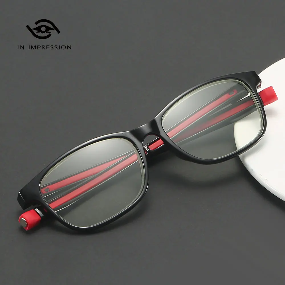 

Fashion Hanging Neck Reading Glasses Female Magnetic Suction Convenient HD Anti-blue Light Reading Glasses Male Telescopic Feet