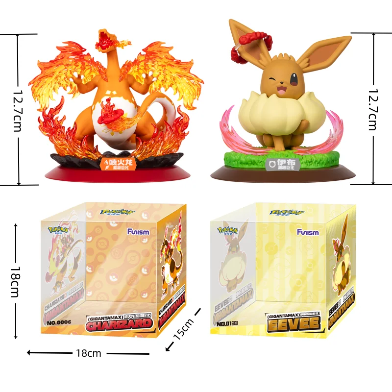  애니메이션 액션 피규어 Gigantamax Charizard   수집용 피규어 포켓 몬스터 홈 장식 장난감 선물