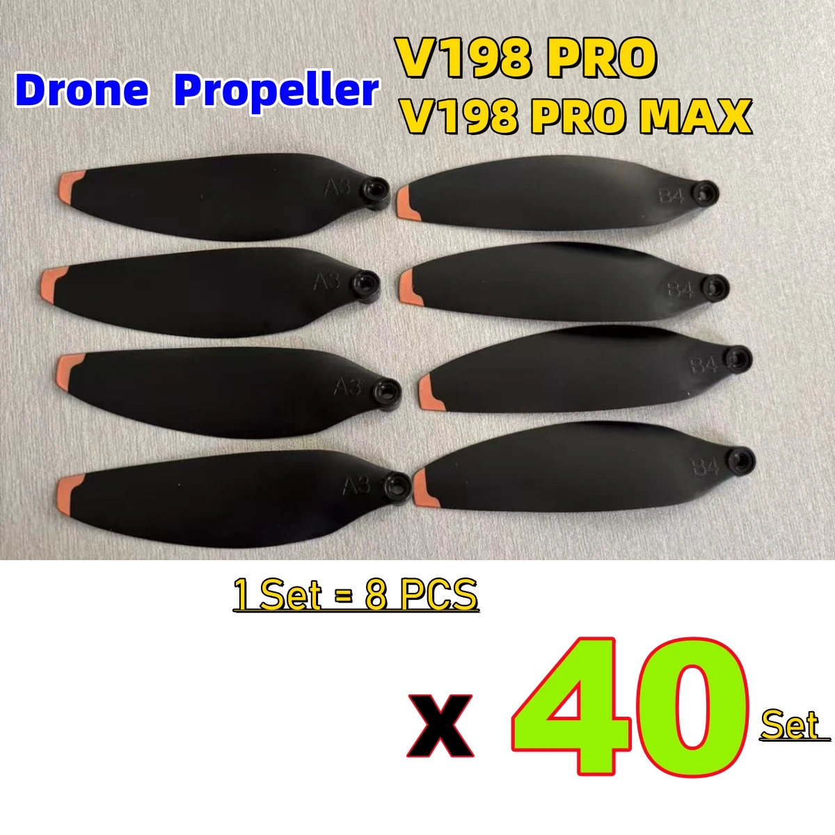 Drone Propeller JHD V198 PRO for Original V198 Pro MAX Drone Spare Paddle Pro MAX Replacement Blade drone propeller,drone propellers,drone propeller blades,propeller replacement parts