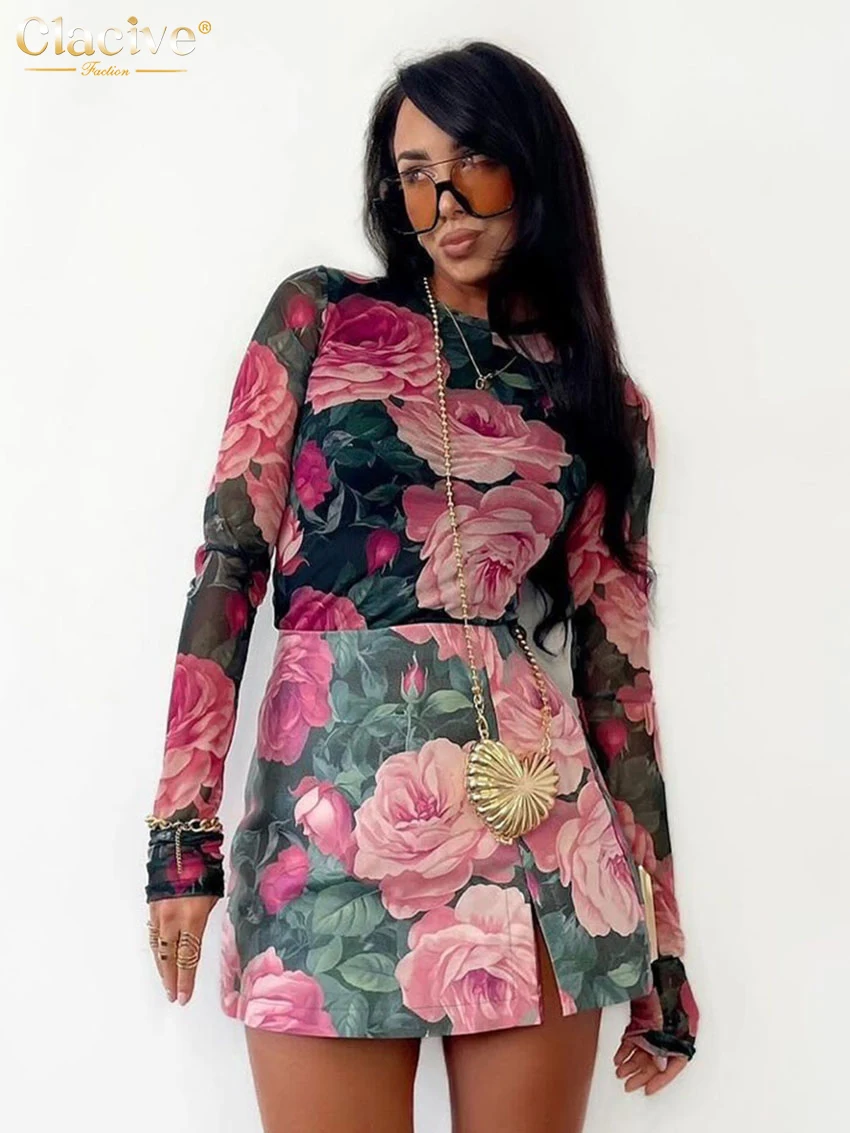Women's Elegant Long Sleeve Shirt & Loose Fit Pants Set - Fall/Winter main image 1