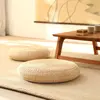 Japanese Style Round Tatami Cushion Yoga Meditation Floor Cushions Handmade Pillow Floor Natural Straw Cushion Decor Mat Sit 1
