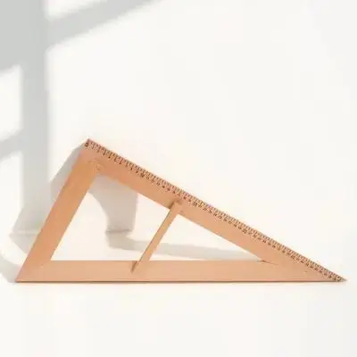 교사를 위한 초대형 나무 교육용 자, 교실 기하학 수업용 그림 도구, 측정 도구, 교육용 교구