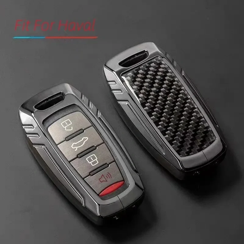 

Car Key Cover Case Holder Shell For Haval Hover H6 H7 H8 H9 H5 F5 F7 F7X H2S GMW Coupe M4 Jolion Carbon Fiber Auto Accessories