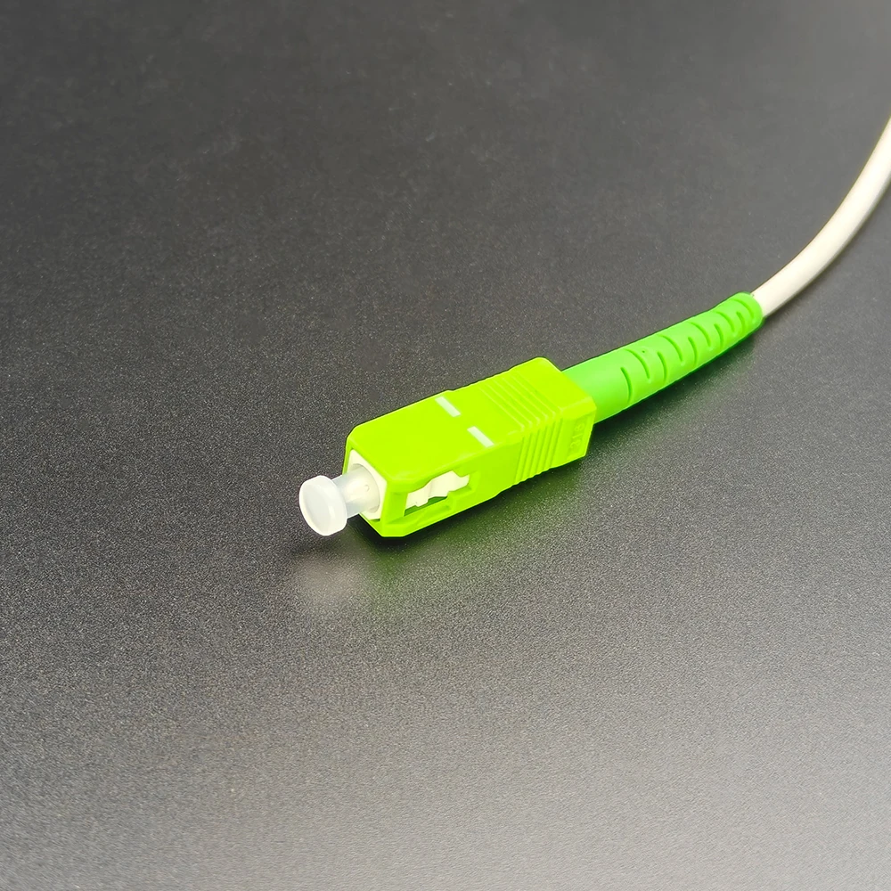 High-Performance Fiber Optic Indoor Cable - SC APC Single Mode, Low Loss Patch Cord