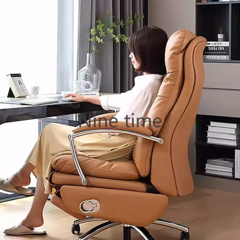 

Armchair Vanity Office Chairs High Back Queening Modern Executive Boss Computer Chair Cushion Massage Sillas De Espera Furniture