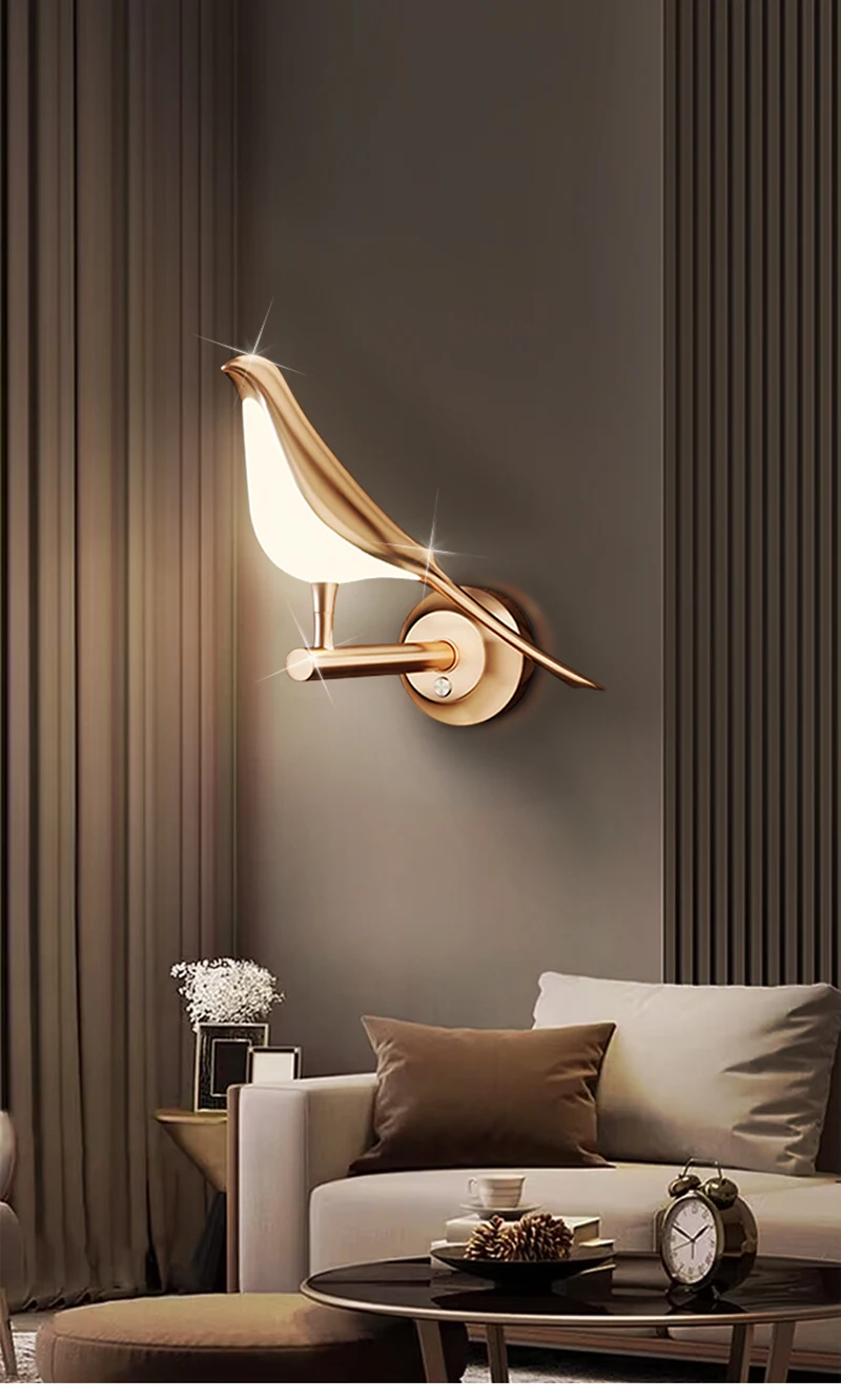 Description Picture 3 of itemLED Wall Lamp Indoor Lighting Fixture For Home Corridor Stairs Bedside Living Room Decoration Modern Nordic Wall Sconces Light