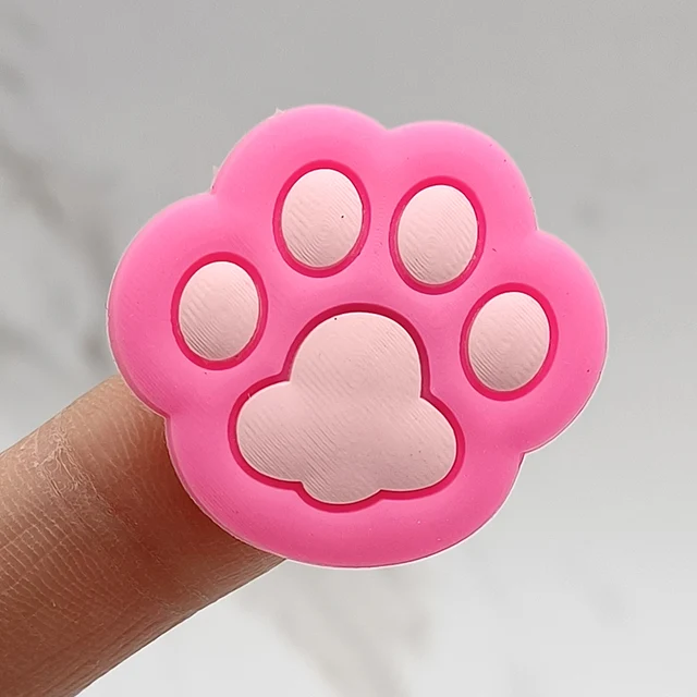 Cat Dog Paw PVC Shoe Buckle Accessories Funny DIY Colorful Animal Paws Shoes Decoration Jibz For Crocs Charms Kids Party Gift C