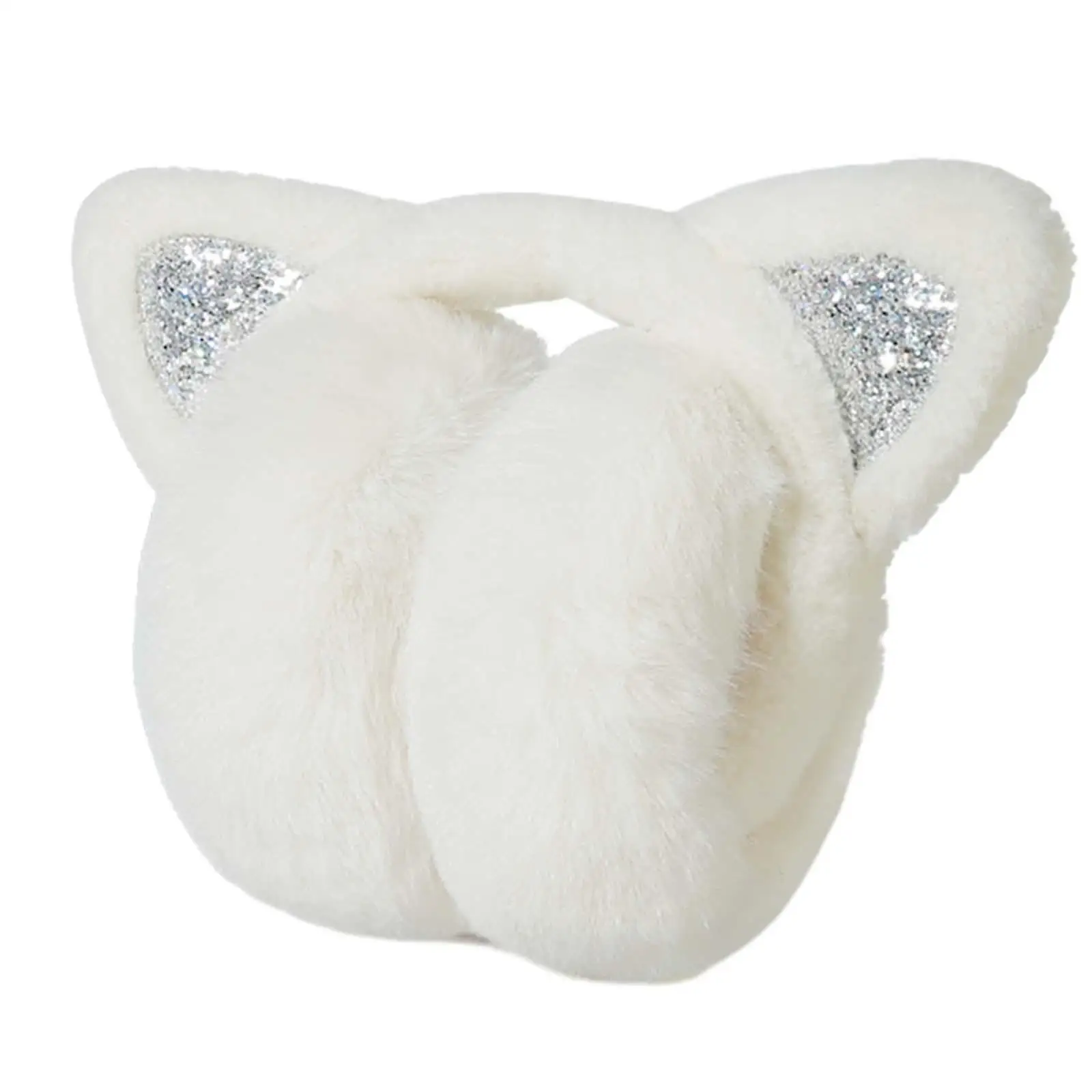 Winter Ear Muffs Women Polyester Foldable Comfortable Premium Earmuffs Ear Warmers for Outdoor Cycling Traveling Skiing Skating