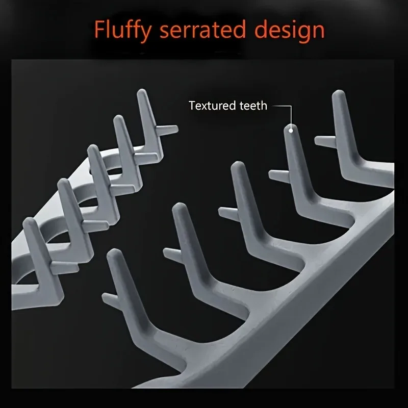 1 piece fluffy sawtooth comb - suitable for root lifting and seam hiding, suitable for all hair types, styling tool & holiday gi