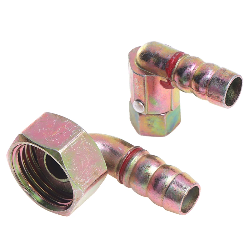 Giunto A Gomito Per Tubo Del Gas Con Filettatura Interna – Raccordo A Vite Per Stufe E Fornelli A Gas, Regolazione Angolare Flessibile, Diametro 4 Cm, Colore Oro