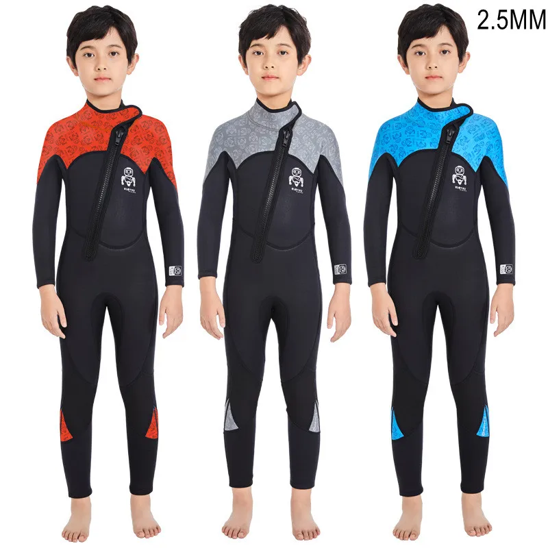 2.5MM Neoprene Surfing Children Keep Warm Wetsuit For Kids One Piece Jellyfish Scuba Snorkeling Spearfishing Swim Diving Suit 2022 winter cotton boots fashion children s cotton shoes boys keep warm short boots girls side zipper snow boots