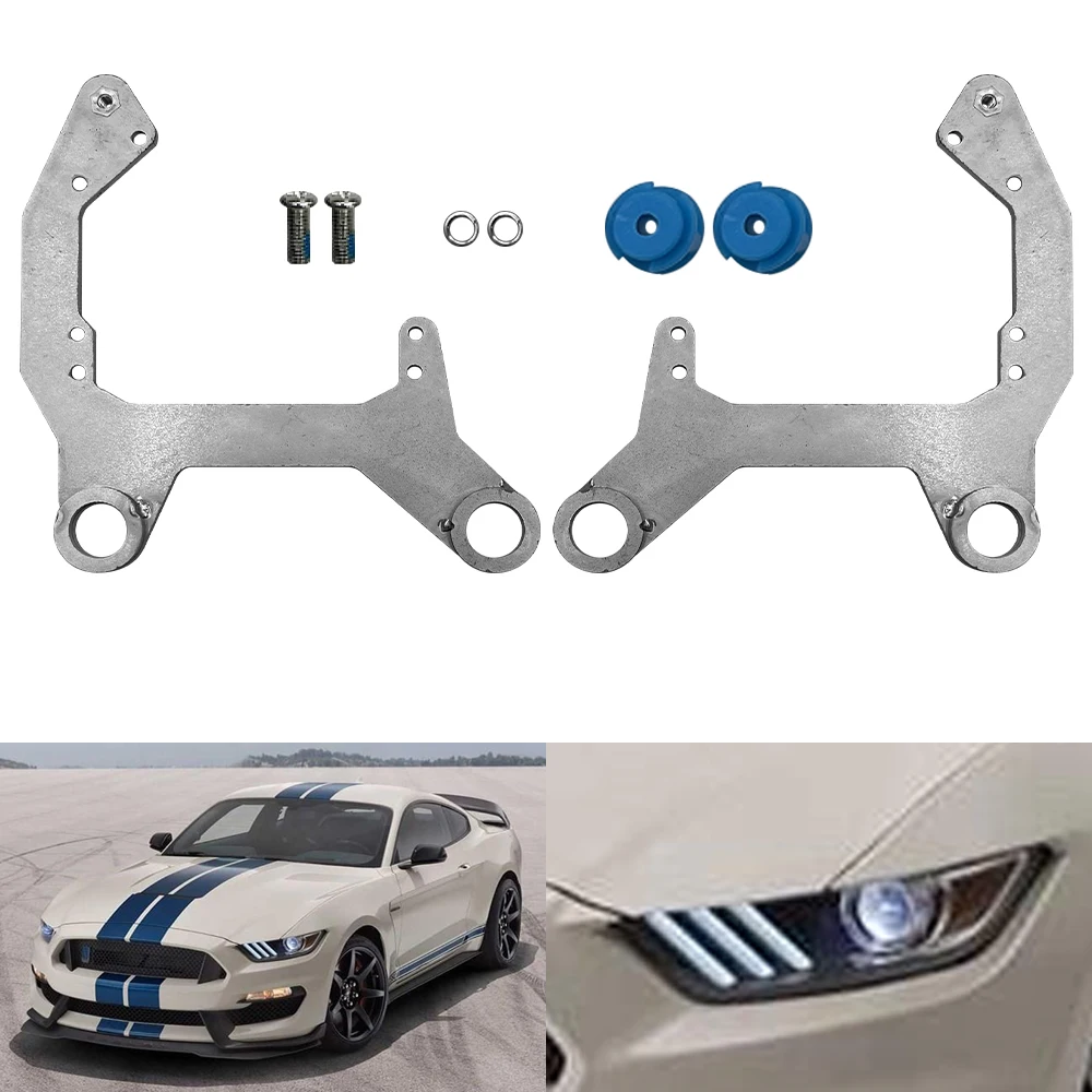 

Адаптер для стайлинга автомобиля Taochis, кронштейн для Фар Ford Mustang 2018-2020 Hella 3R G5 5, линза для проектора