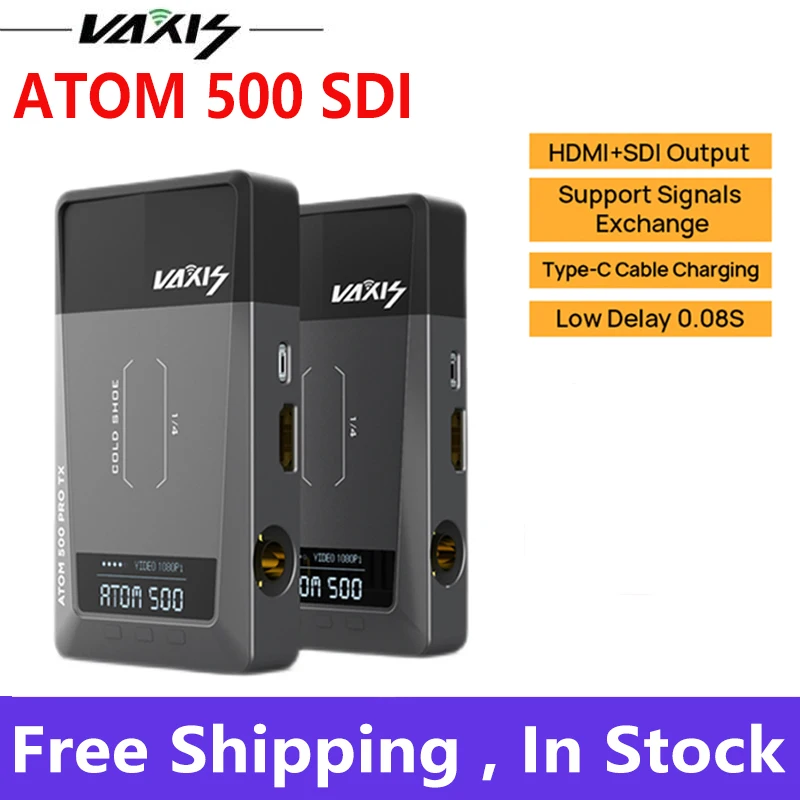 

Vaxis ATOM 500 SDI Базовый комплект Система беспроводной передачи 1080P HD видео передатчик приемник