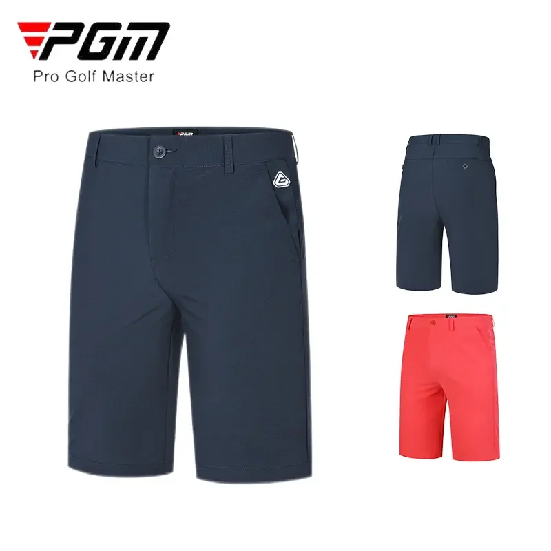 PGM Men Breathable Golf Shorts Male Elastic Sport Trousers Men Thin Quick-dry Sweatpants Summer Straight Casual Golf Shorts