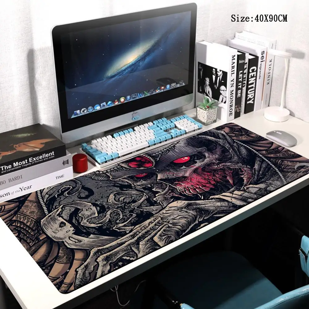 

Skull Mouse Pad Horror Mousepad Company Skeleton Mouse Pads Anime Mouse Mats Terror Mousepepad Skulls Carpet Japanese Deskmat